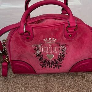 Pink juicy couture bowler bag